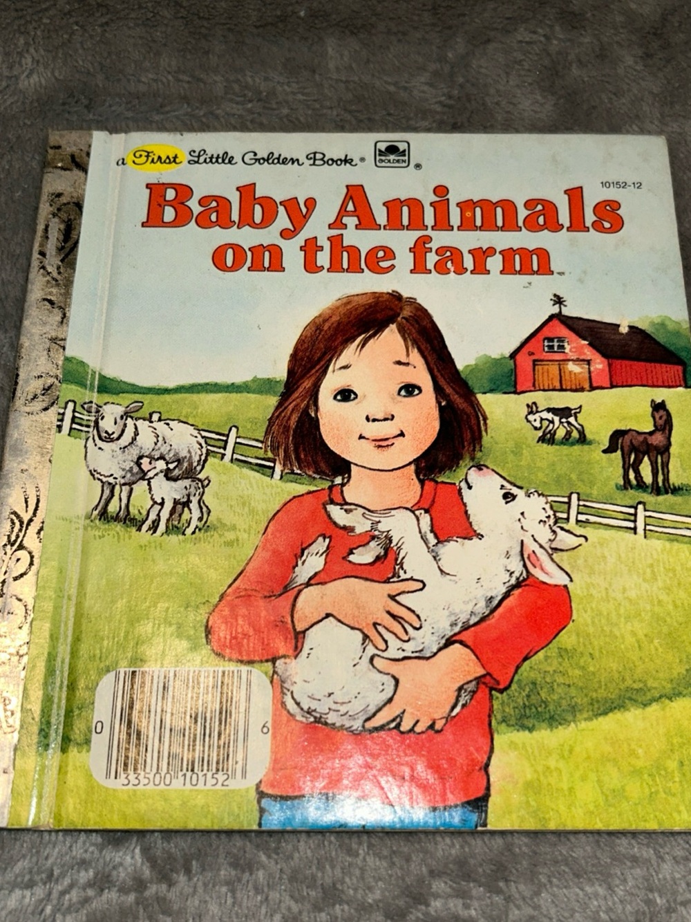 First Little Golden Book, Baby Animals On The Farm By Rebecca Heller, 1981